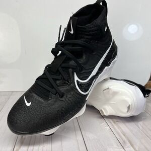 Nike Alpha Huarache NXT Metal Baseball Cleats Men 10 Black DJ6517-001 2023 NEW